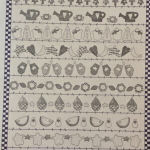 Farmyard Creations Pattern Buttons and Borders Kit Uncut Notions Craft Hobby